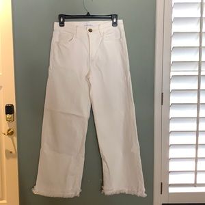 Ann Taylor Loft White Denim Jeans
